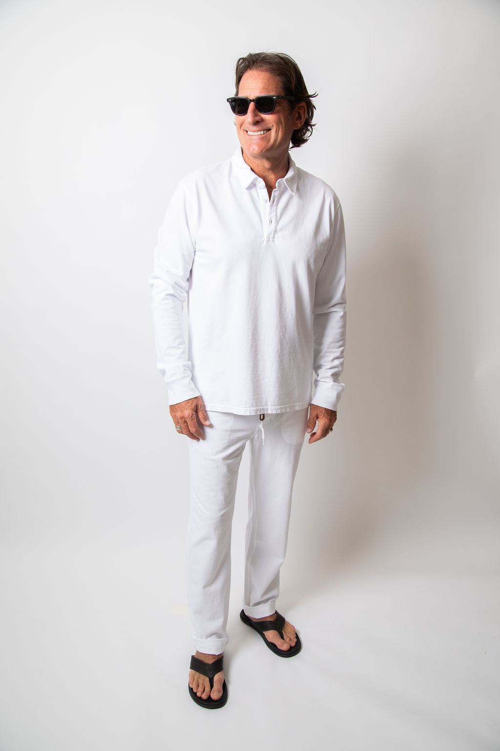 WASHY PIQUE PANT | White – Leonard Frisbie