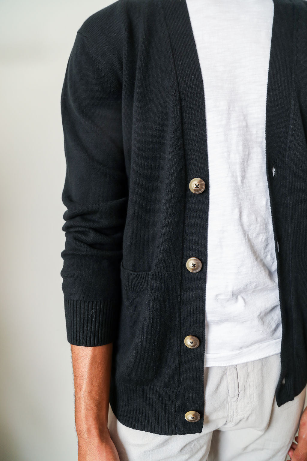BASIL CARDIGAN | Black – Leonard Frisbie