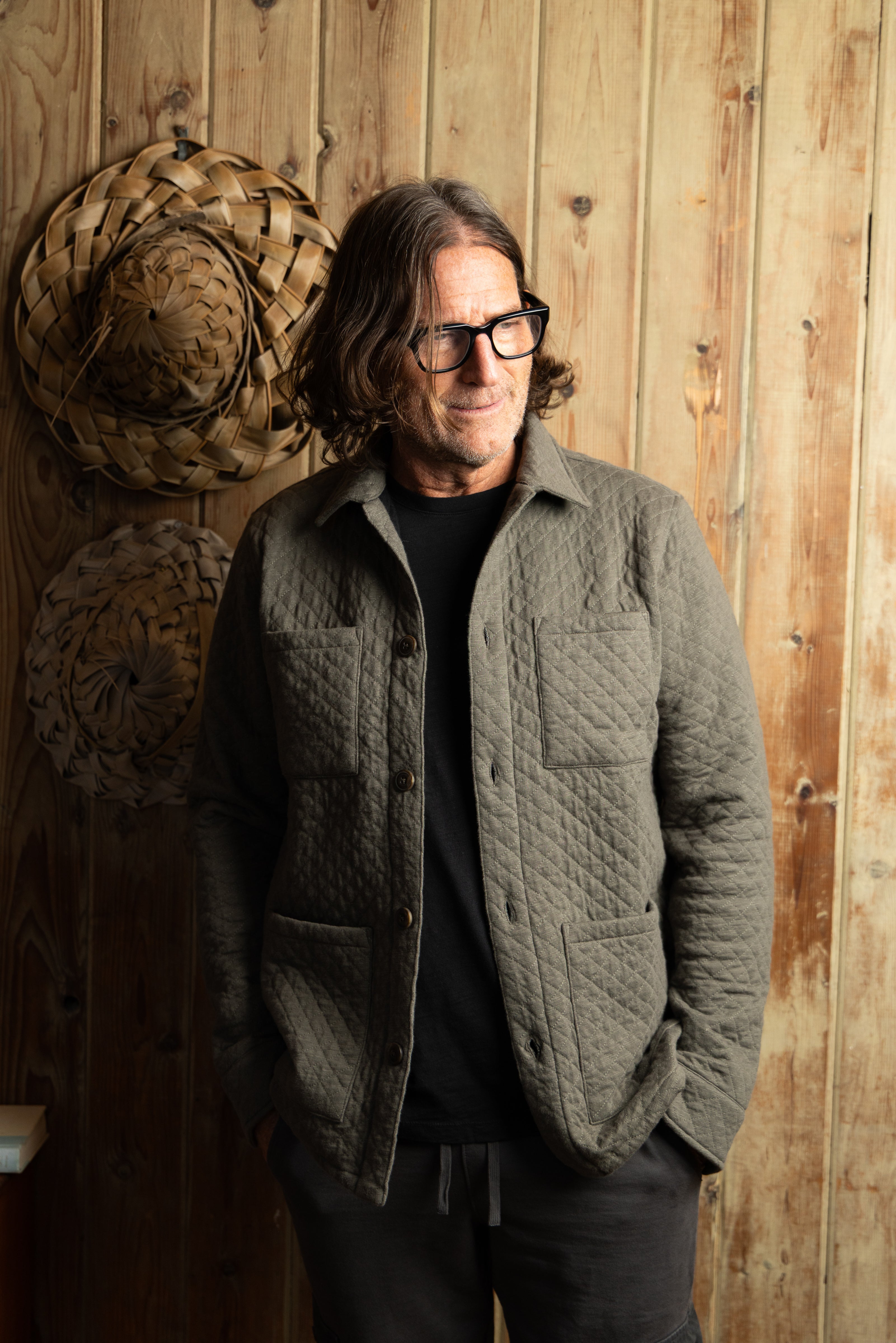 JAKE QUILTED JACKET I Kelp – Leonard Frisbie