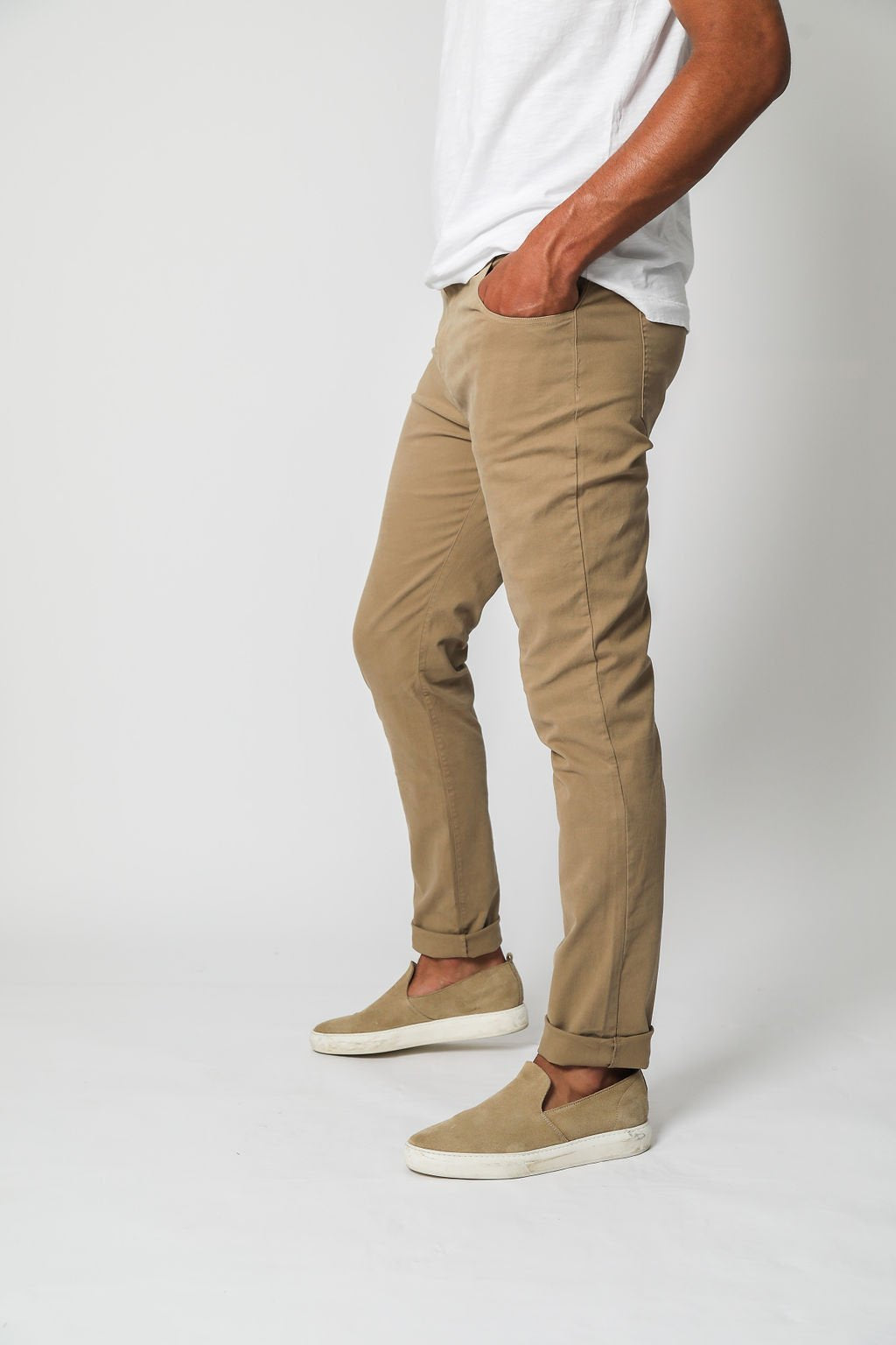 CARL 5 POCKET PANTS | Khaki