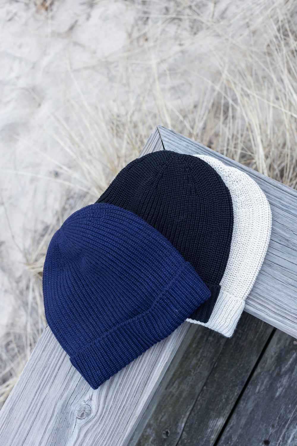 ANDREW BEANIE | Navy Alpaca