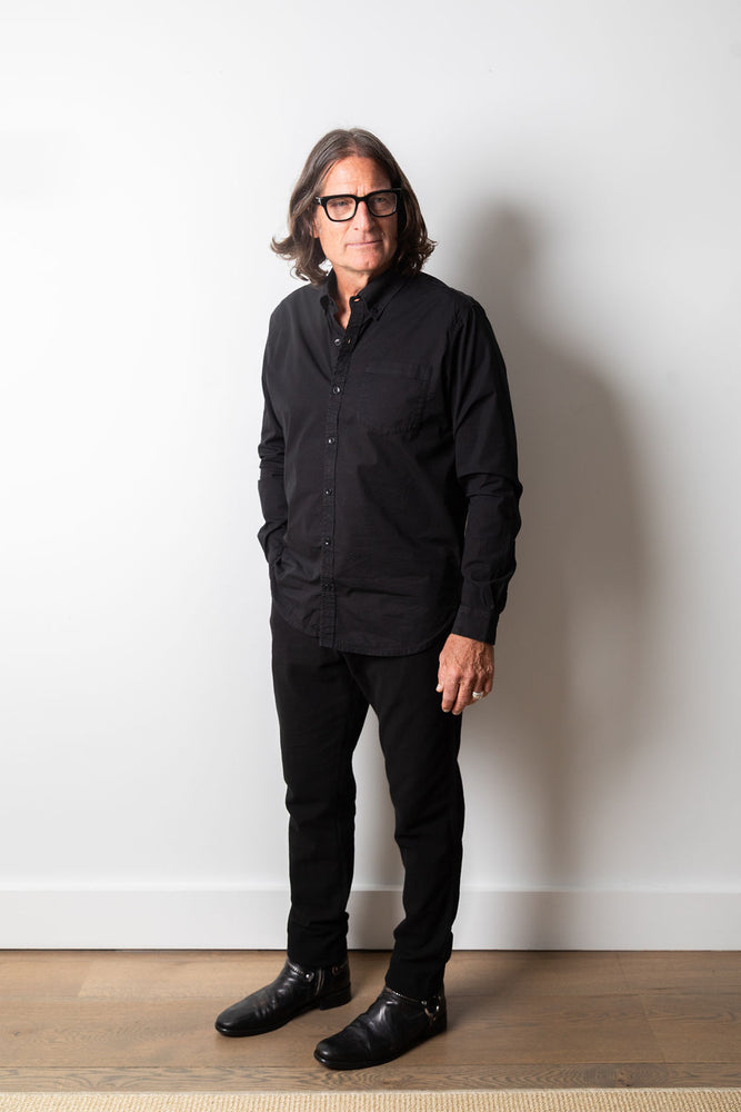 
                  
                    Silas Button Down Shirt | Black
                  
                