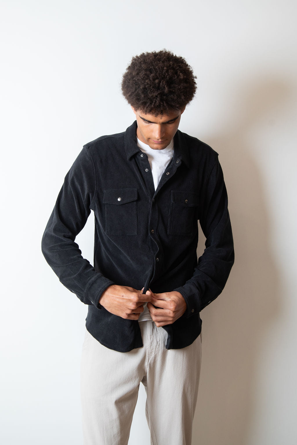 
                  
                    MARTIN OVERSHIRT | Black
                  
                