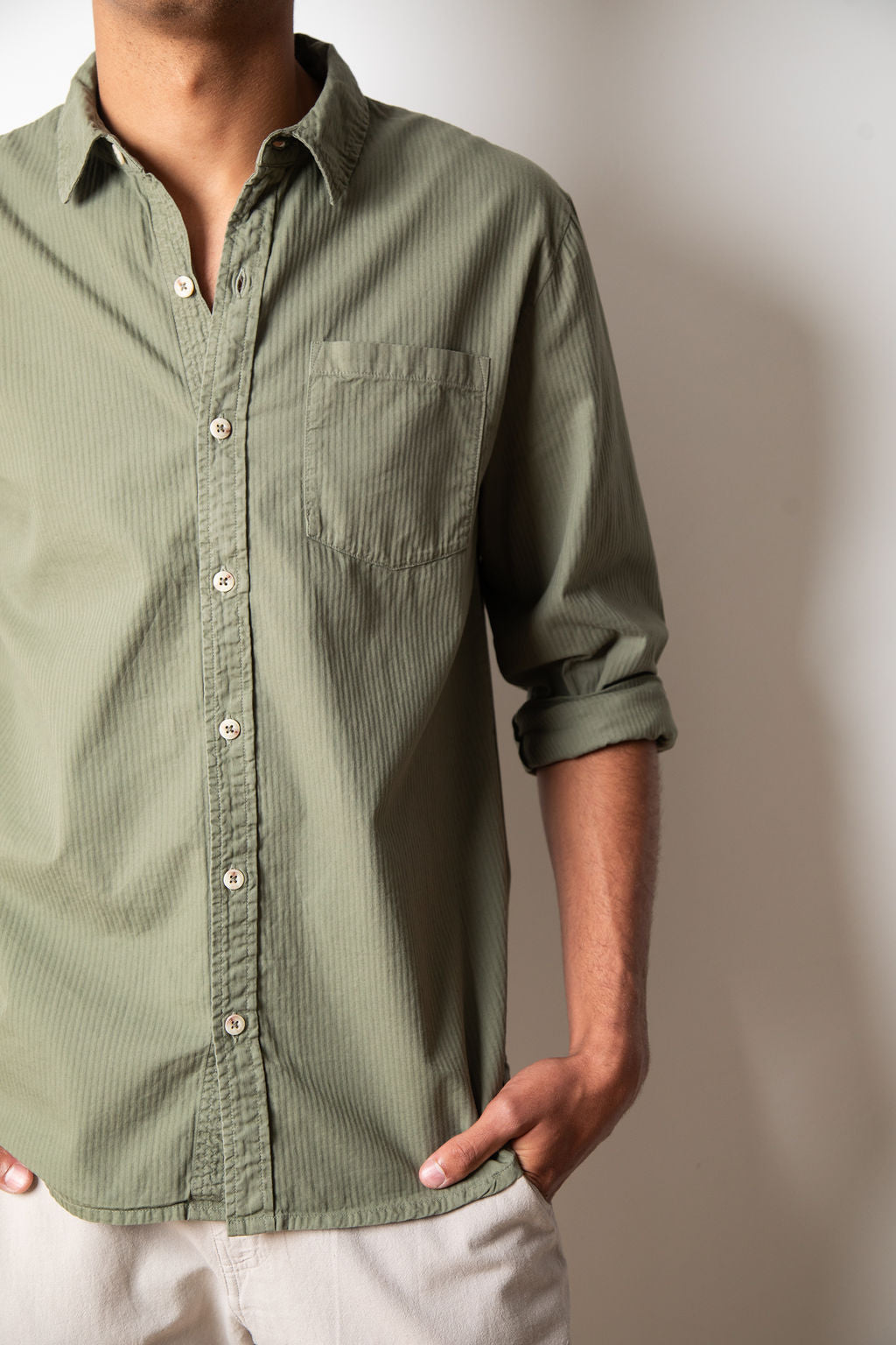 
                  
                    Lars Shirt | Sage
                  
                