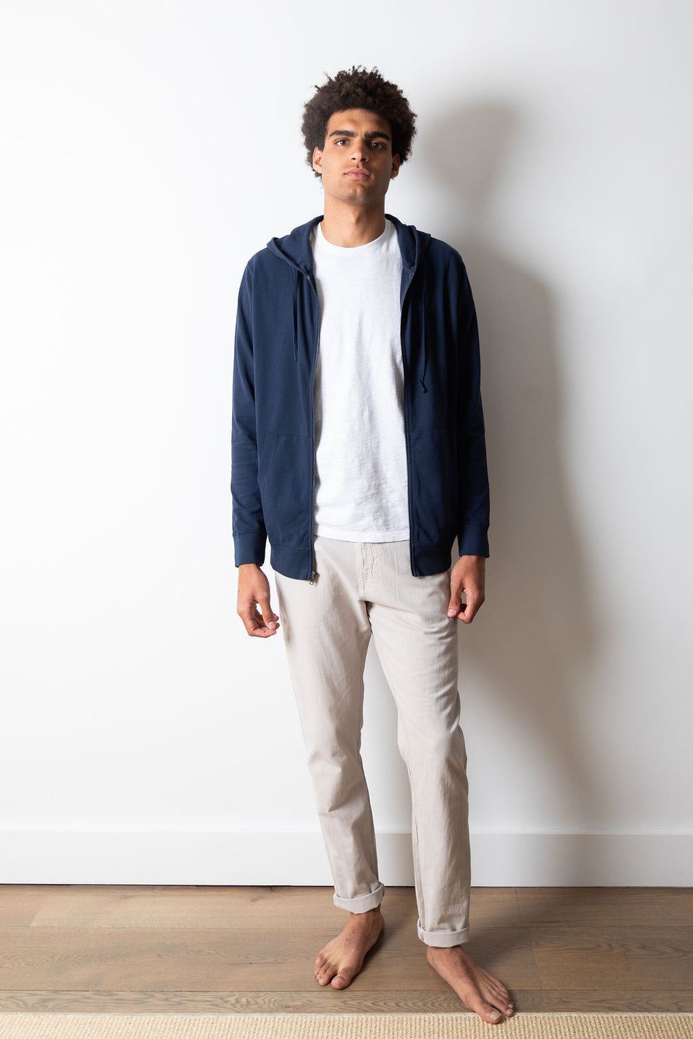 Tucker Zip Hoodie | Dark Indigo
