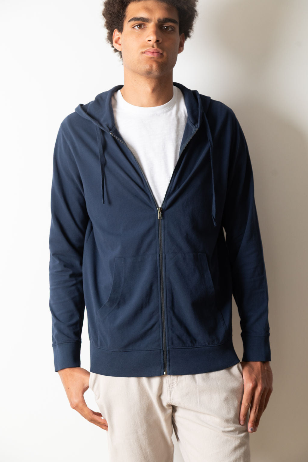
                  
                    Tucker Zip Hoodie | Dark Indigo
                  
                
