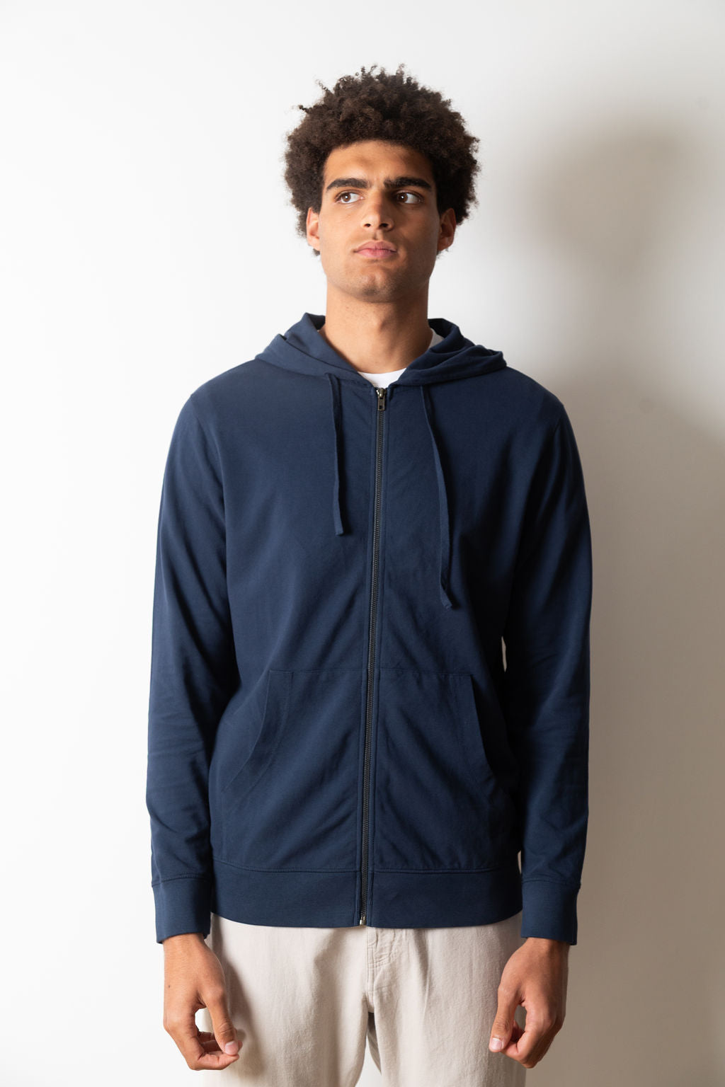 
                  
                    Tucker Zip Hoodie | Dark Indigo
                  
                