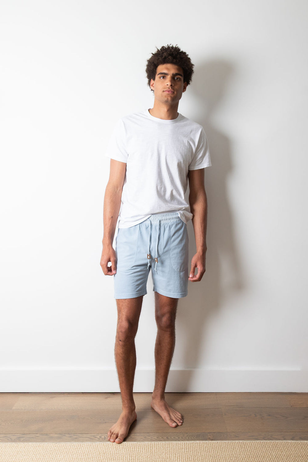 WASHY PIQUE SHORTS | Sky