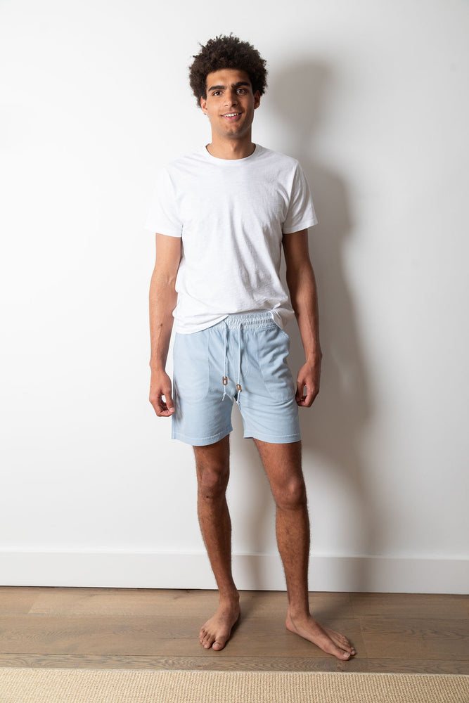 
                  
                    WASHY PIQUE SHORTS | Sky
                  
                