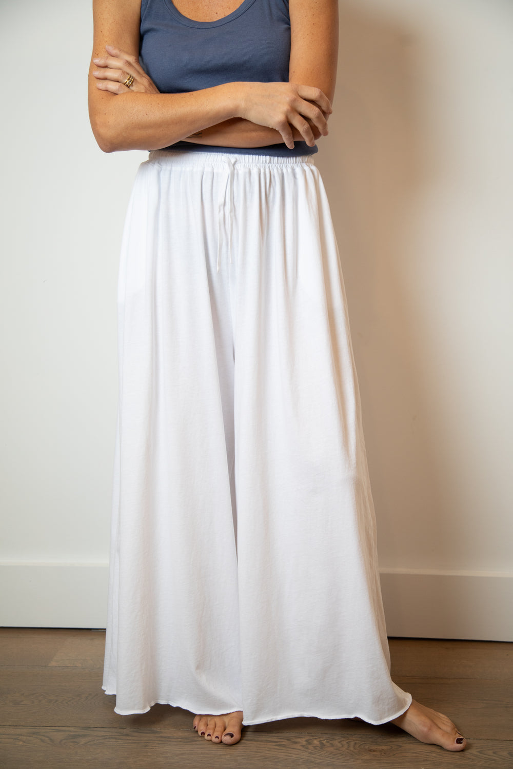 Maxy Jersey Pant | White