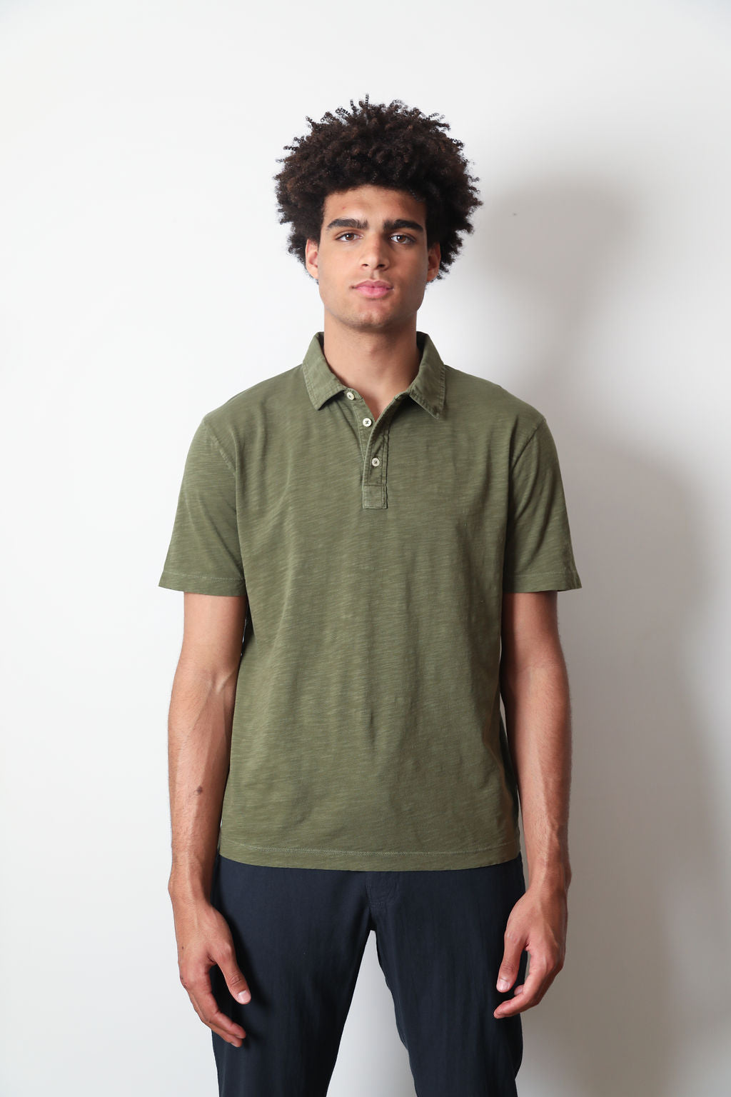 
                  
                    BRENT POLO | Olive
                  
                