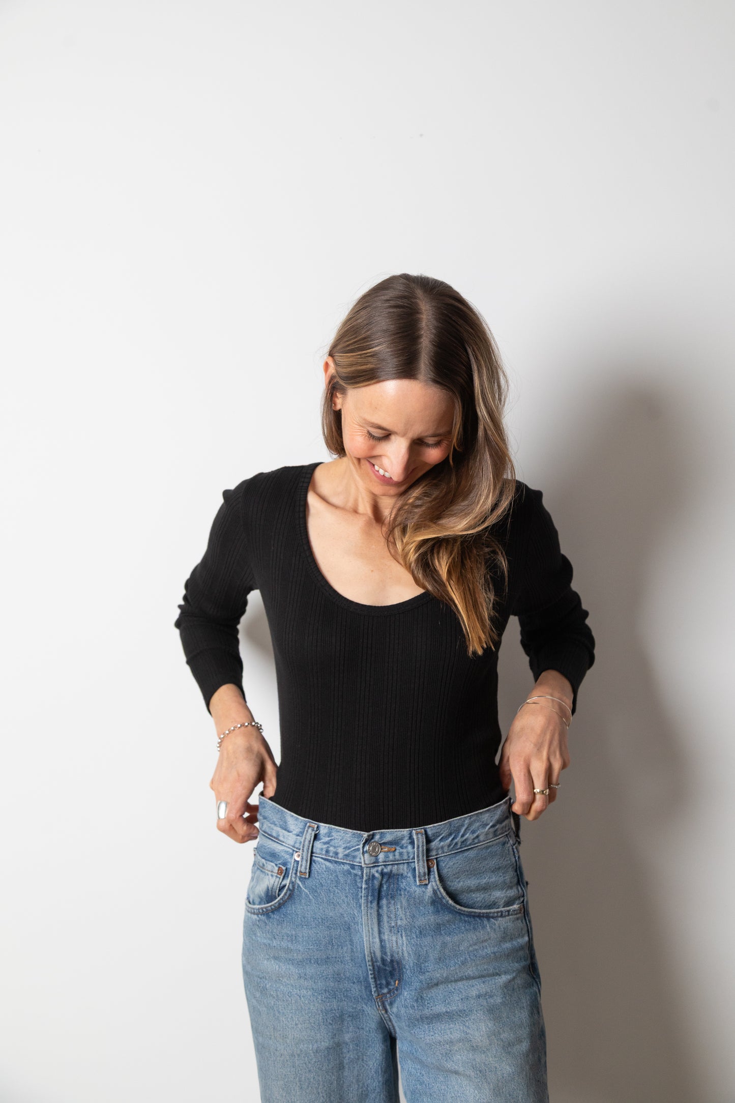 
                  
                    Janice LS Scoop Neck | Black
                  
                