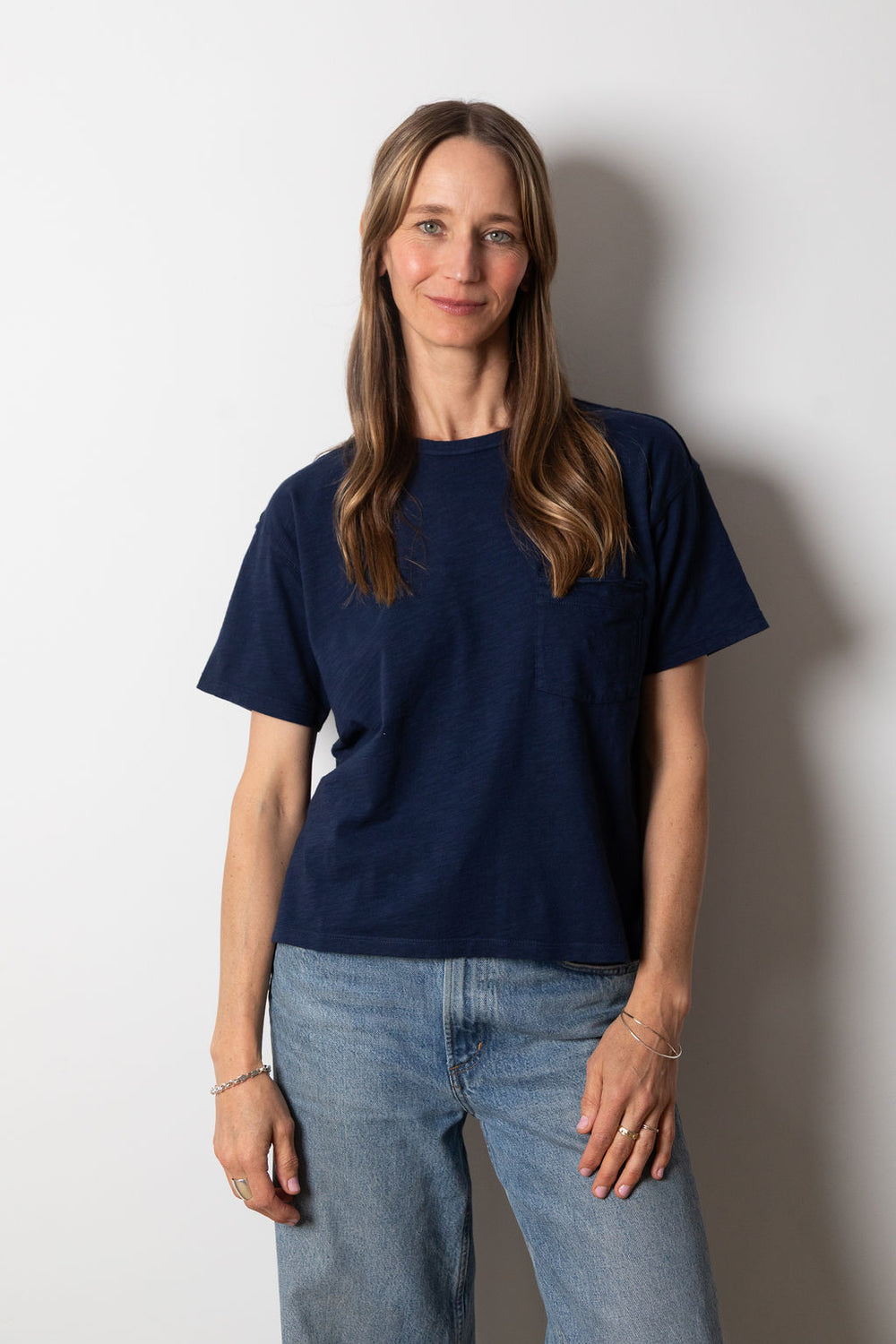 Gianpaola Pocket Tee | Navy