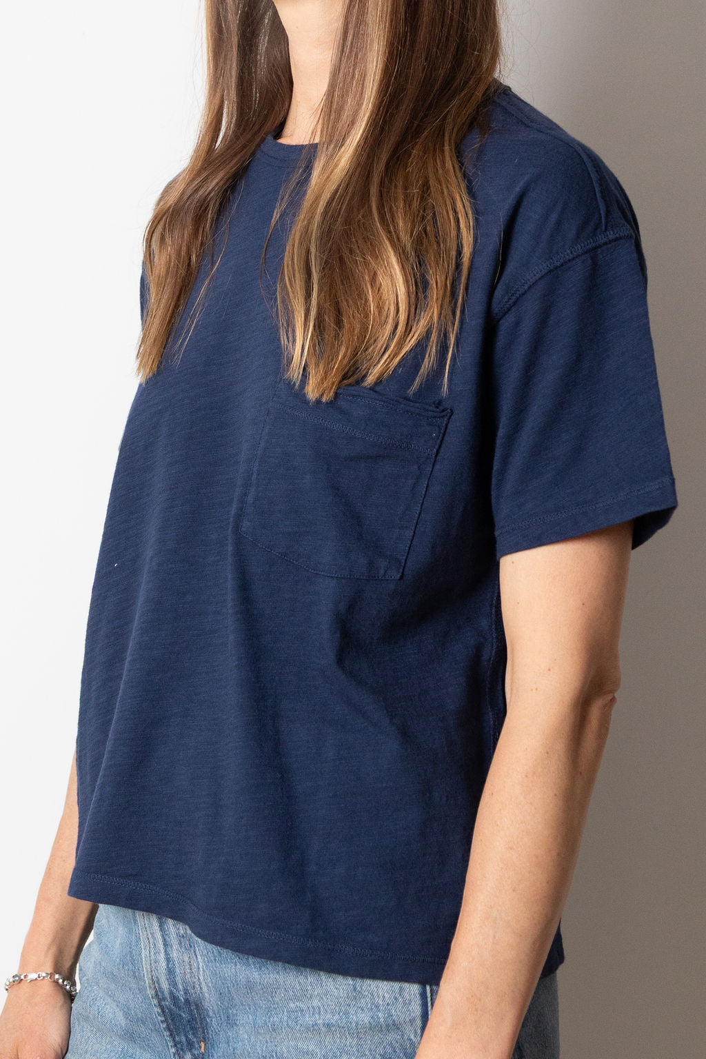 
                  
                    Gianpaola Pocket Tee | Navy
                  
                