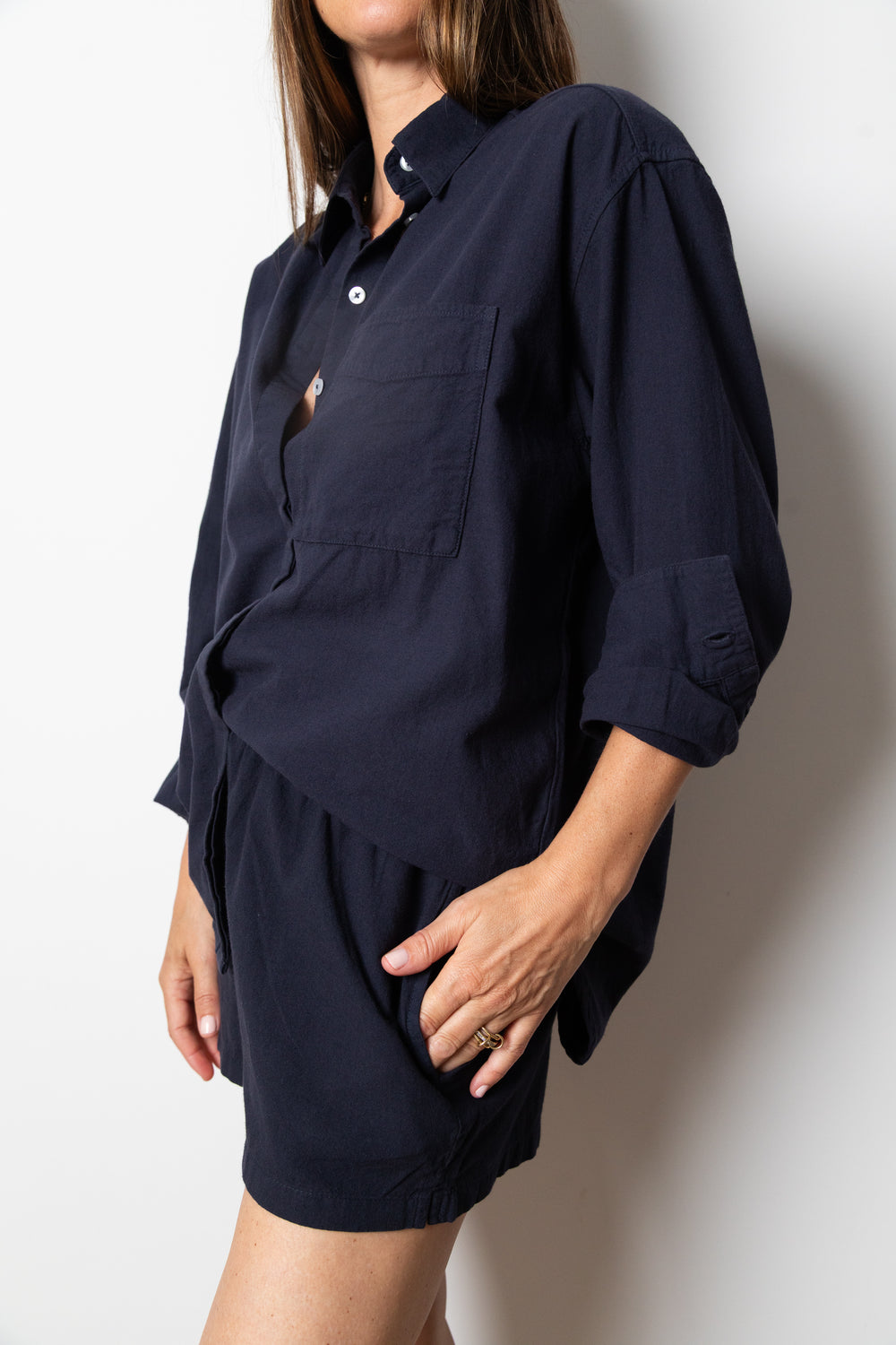 Husband Shirt | Navy