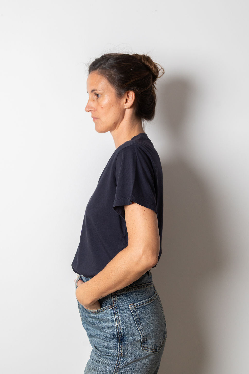
                  
                    Brittany V Neck | Navy
                  
                