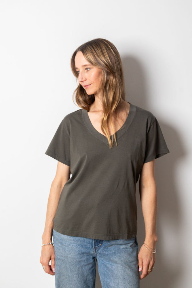 
                  
                    Brittany V Neck | Kelp
                  
                