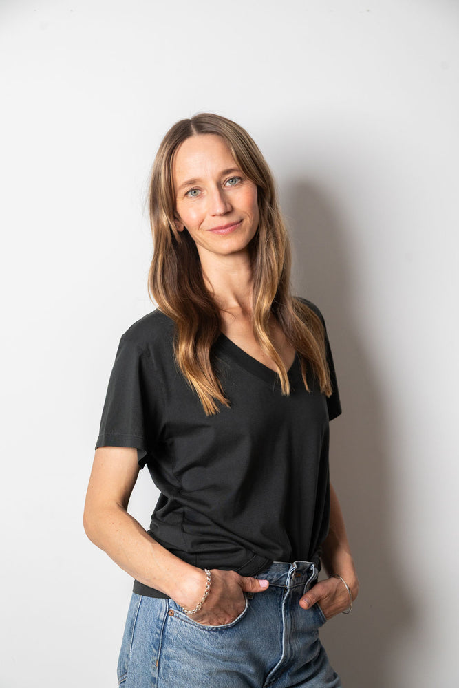 
                  
                    Brittany V Neck | Anthracite
                  
                