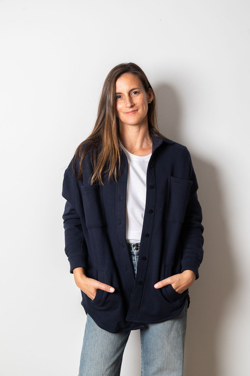 Willa Work Shirt | Navy