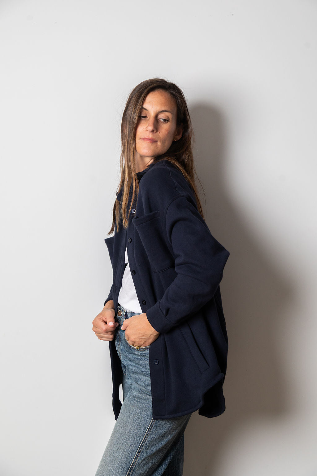 
                  
                    Willa Work Shirt | Navy
                  
                