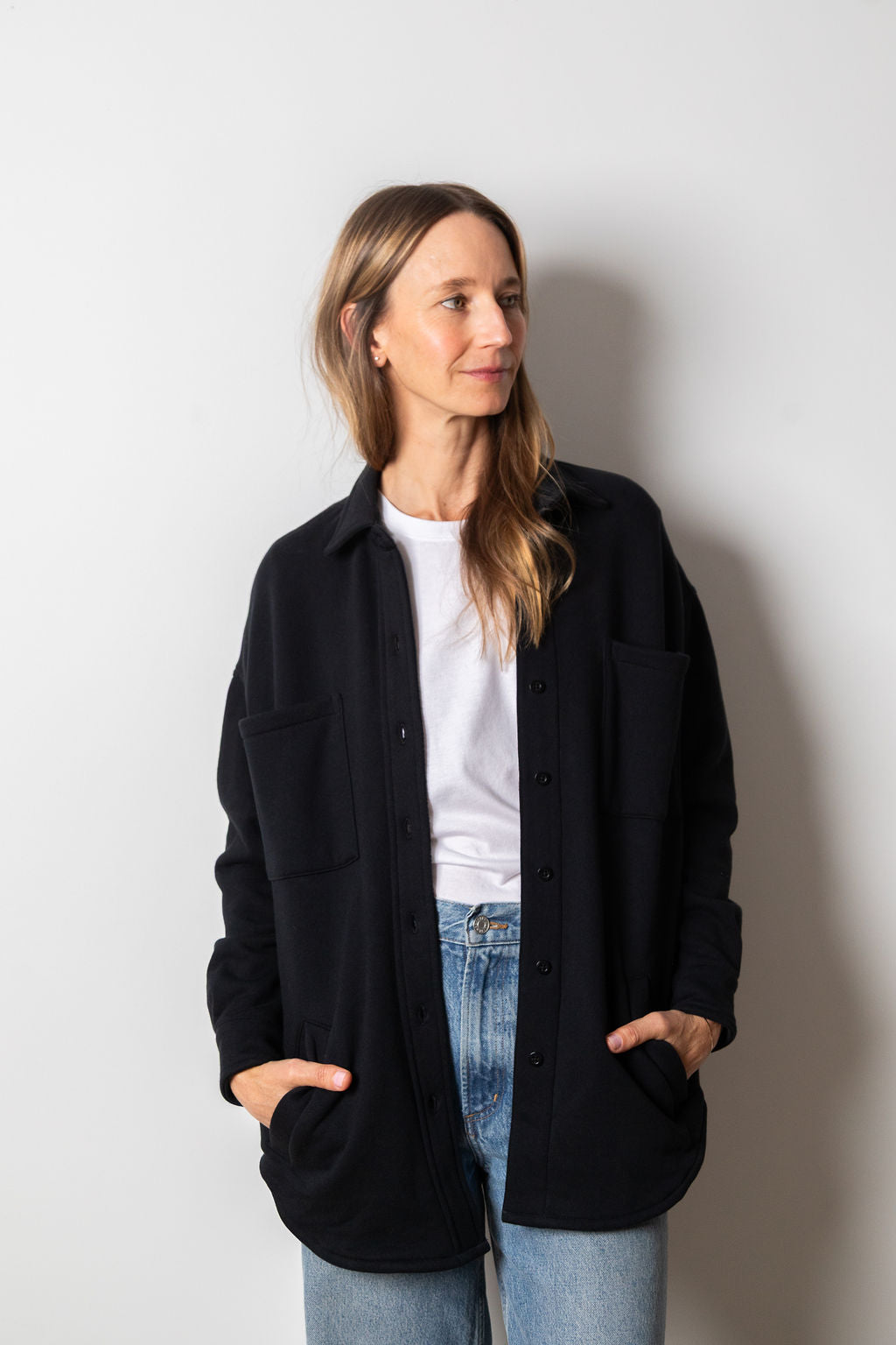 
                  
                    Willa Work Shirt | Black
                  
                
