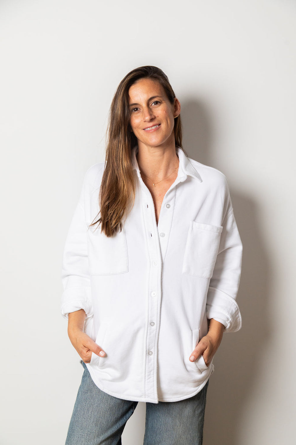 Willa Work Shirt | White