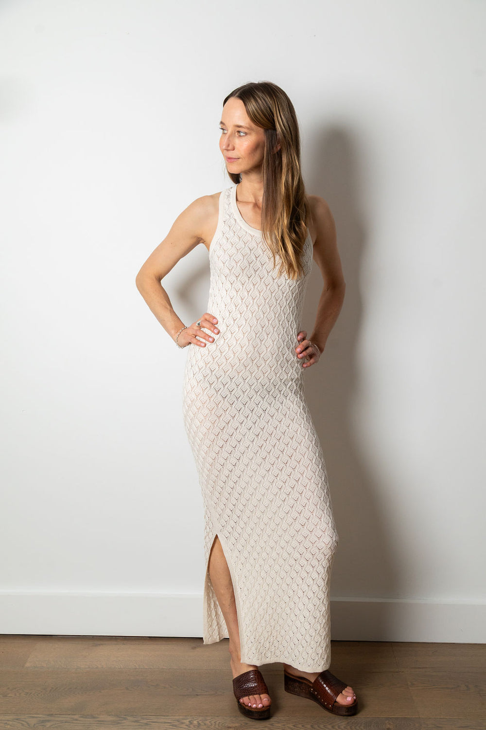 Jessica Tank Dress | Ecru
