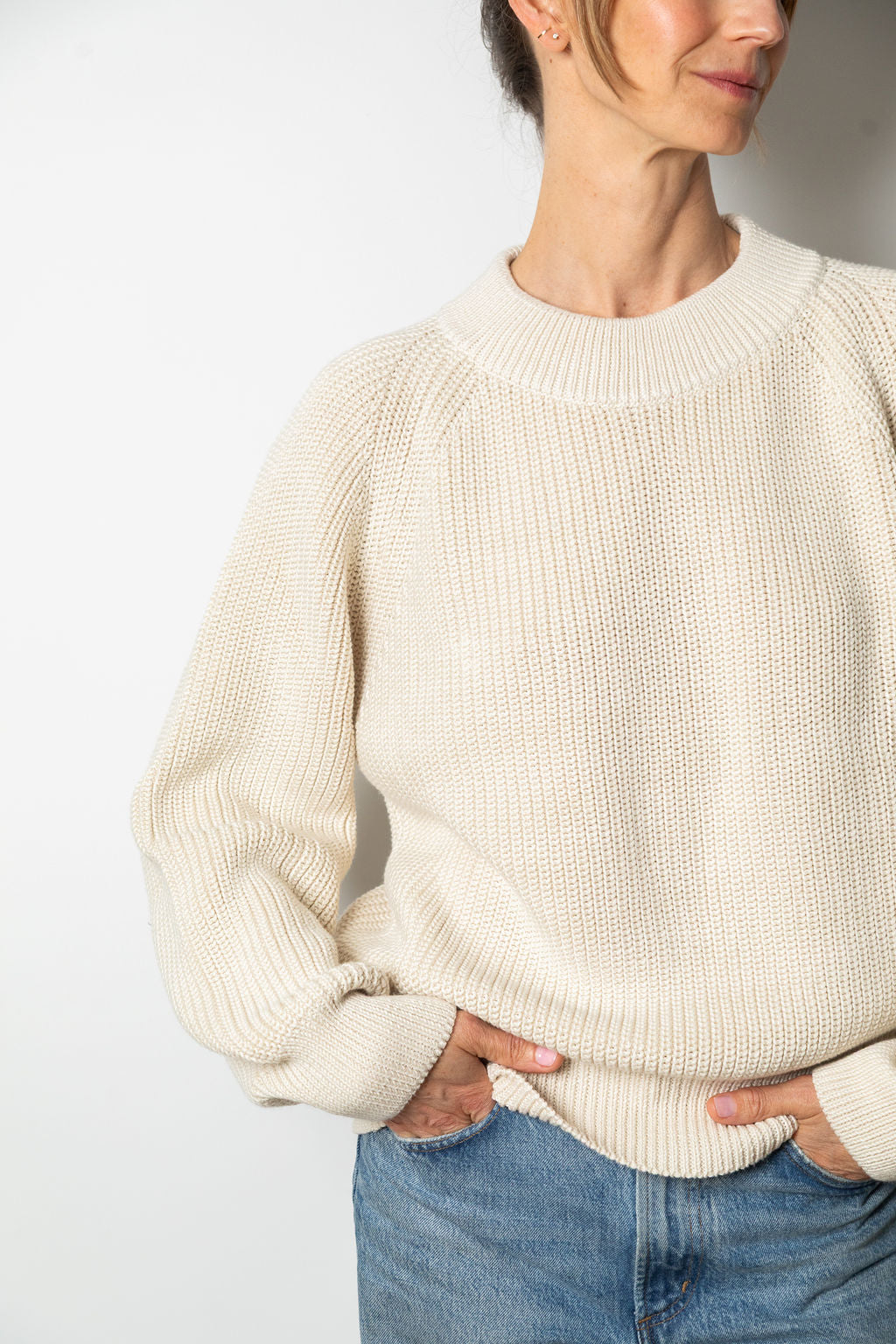 Millie Crew Neck | Ecru – Leonard Frisbie