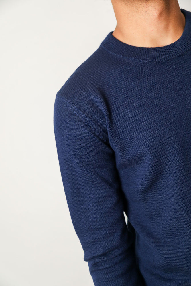 
                  
                    FRANKLYN CREW NECK SWEATER | Navy
                  
                