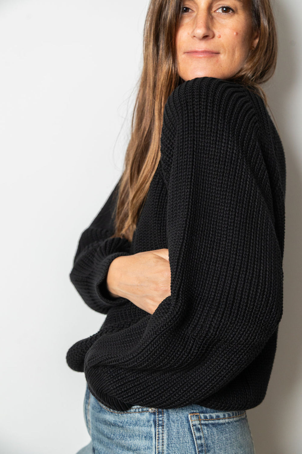 Millie Crew Neck | Black