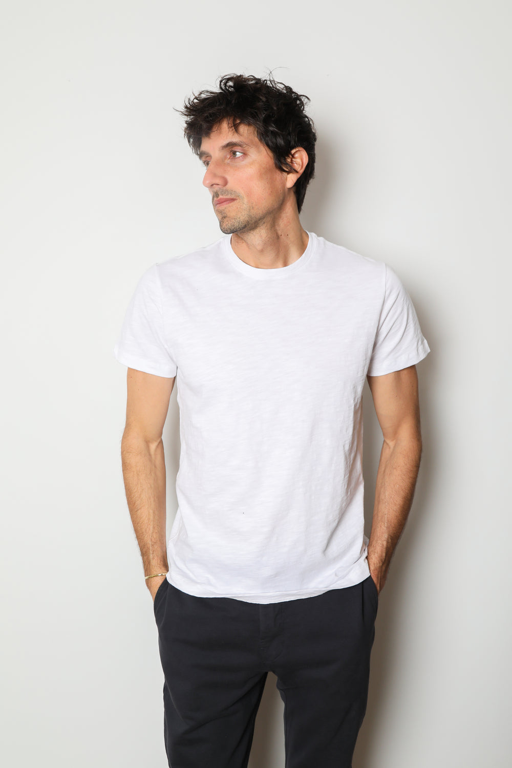 MARTY CREW TEE | White