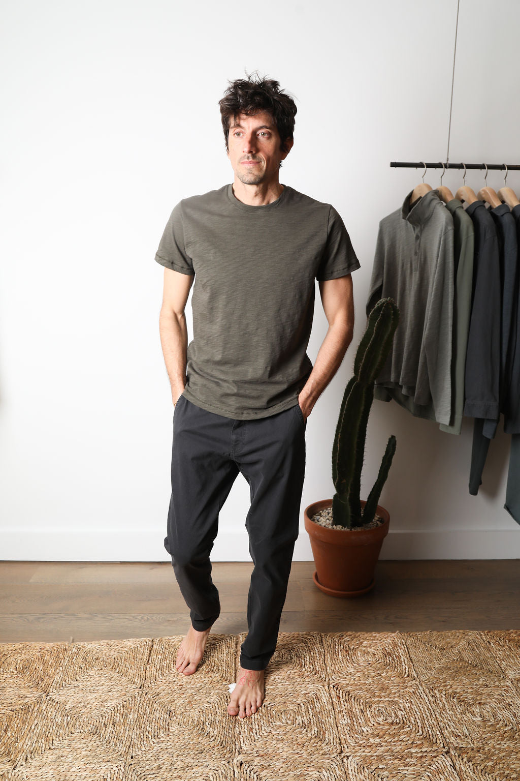 
                  
                    HENRY PANT | Washed Black Drill
                  
                