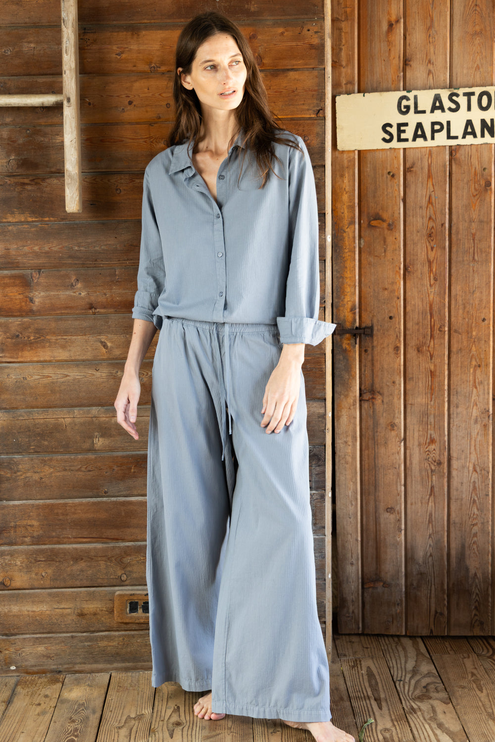Billie Shirt | Smokey Blue