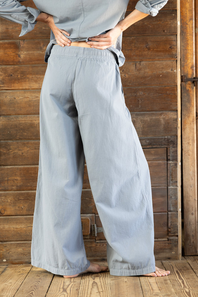 
                  
                    Skinner Wide Leg Pants | Smokey Blue
                  
                