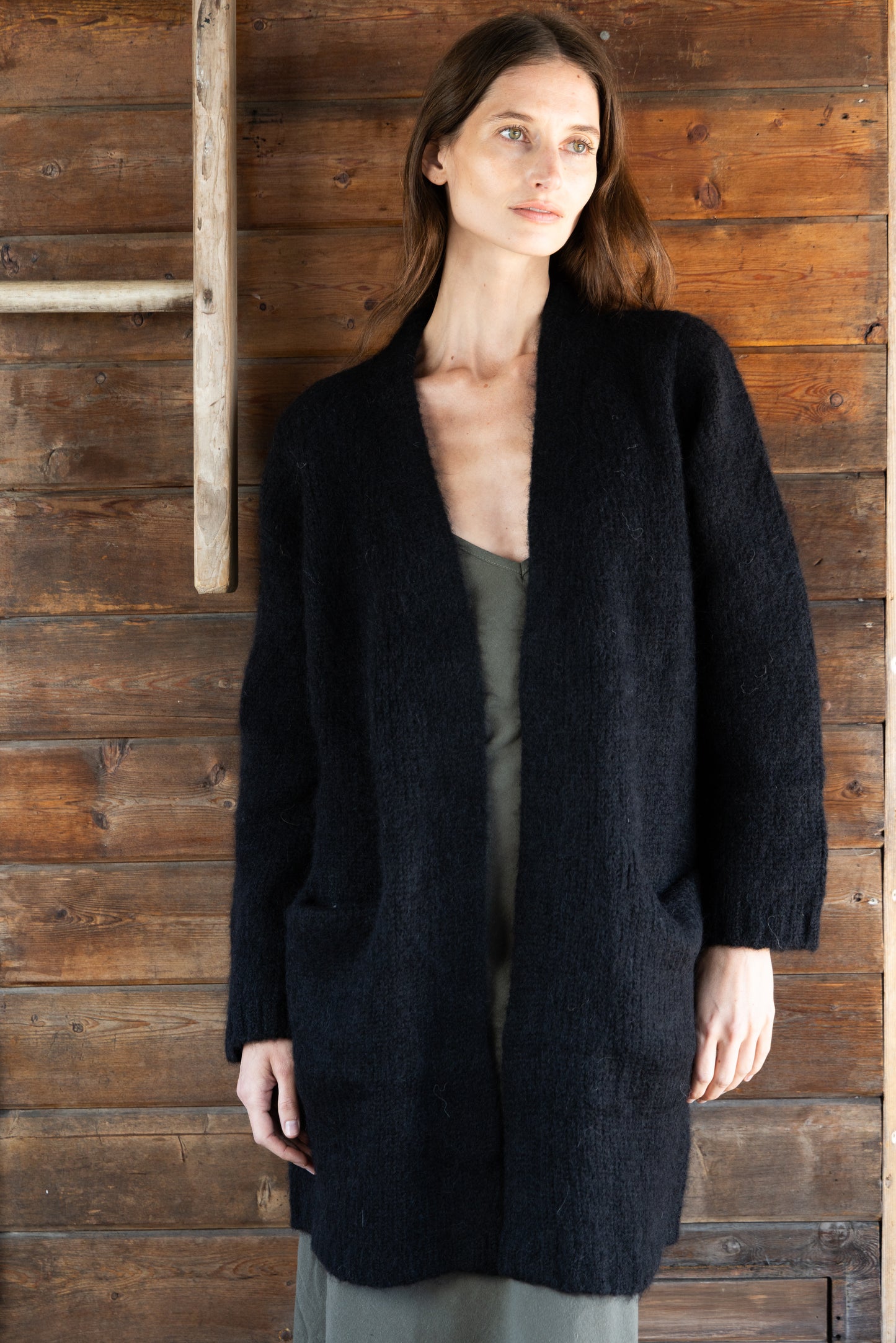 
                  
                    Ruby Long Cardigan I Black
                  
                
