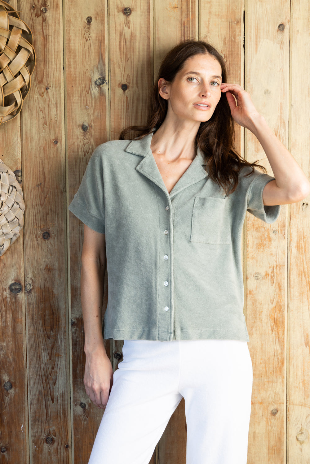 Martine Shirt I Sage