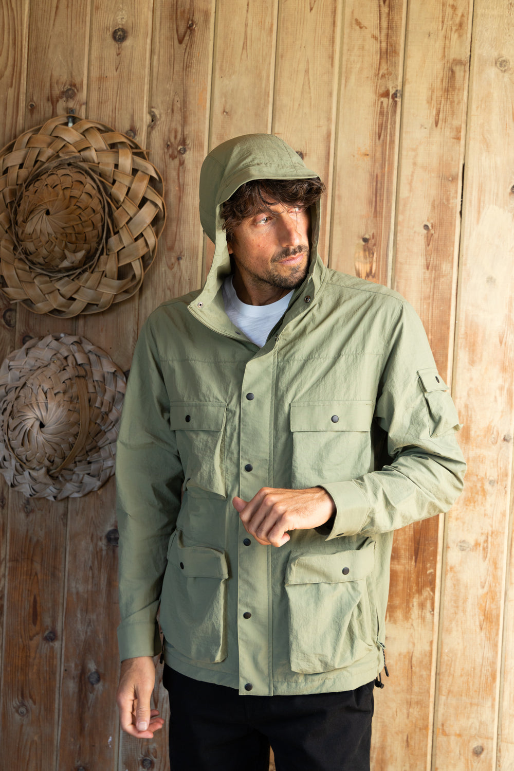 RONALD ZIP JACKET | Sage