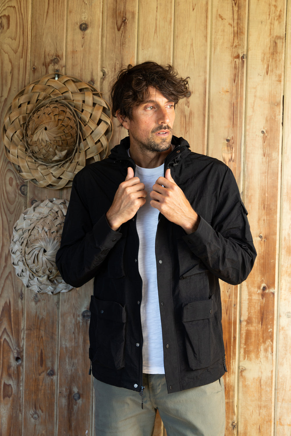 RONALD ZIP JACKET | Black