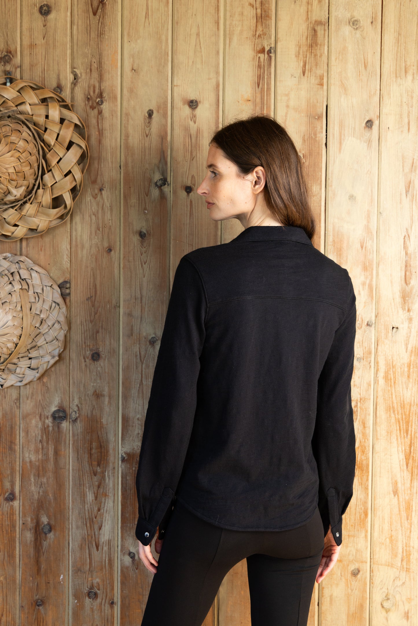 
                  
                    Gabby Western Shirt | Black
                  
                