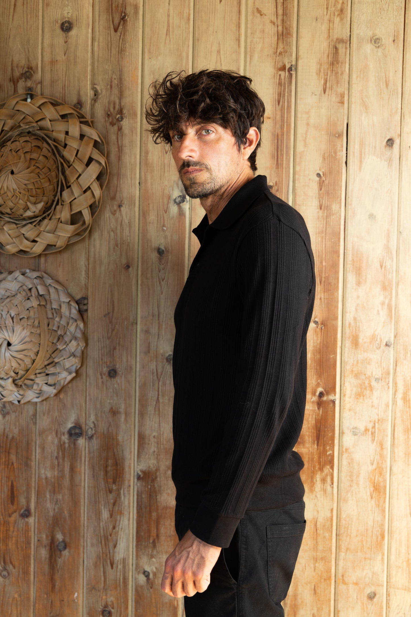 
                  
                    LEE LONG SLEEVE POLO | Black
                  
                