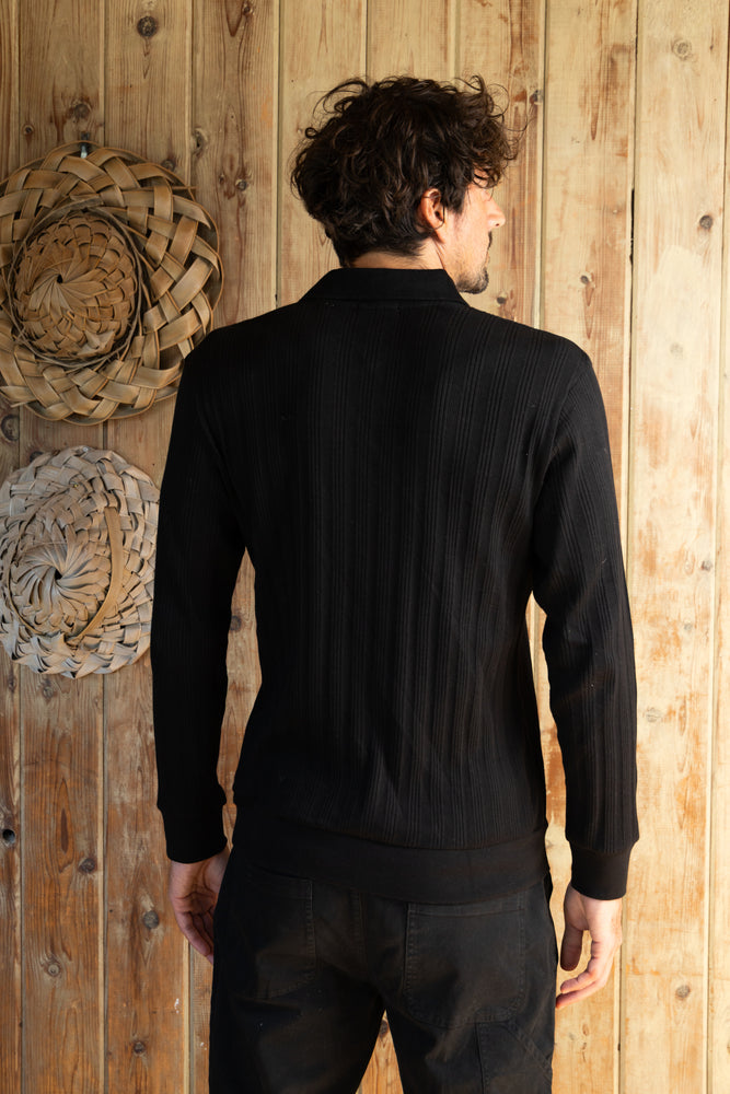 
                  
                    LEE LONG SLEEVE POLO | Black
                  
                