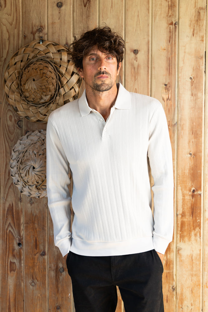 
                  
                    LEE LONG SLEEVE POLO | Sand
                  
                