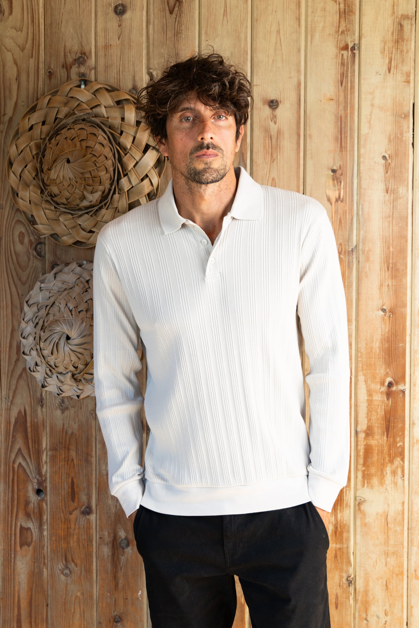 
                  
                    LEE LONG SLEEVE POLO | Sand
                  
                