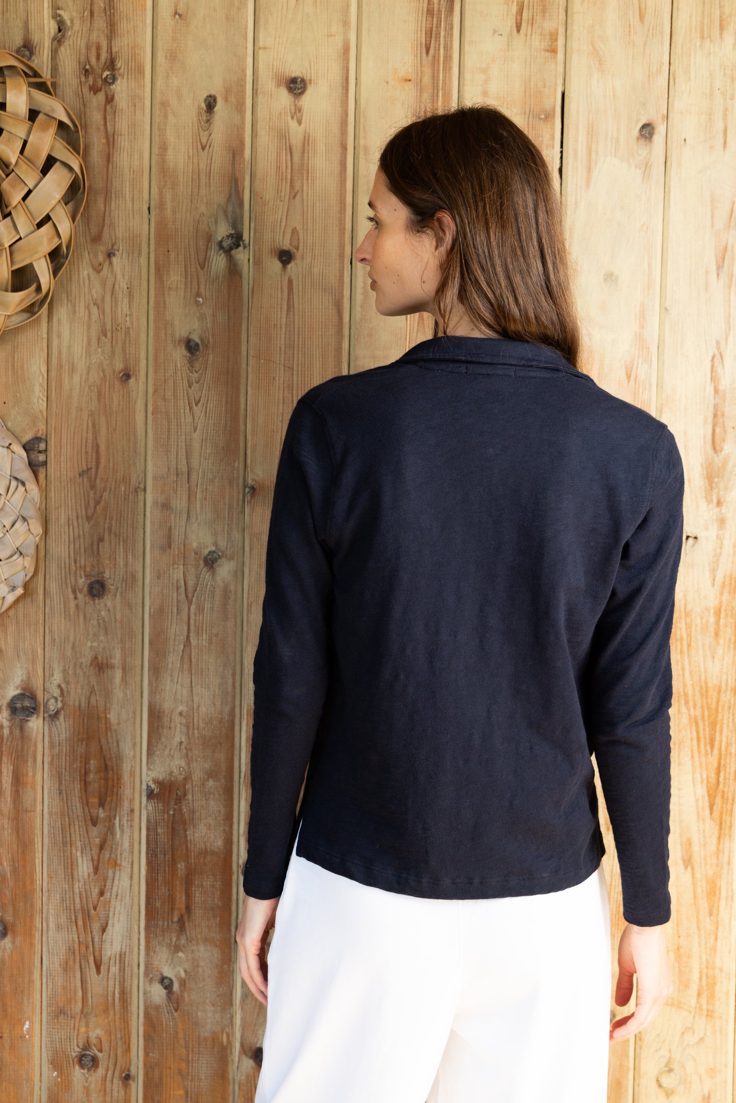 
                  
                    Jamie Quarter Button | Navy
                  
                