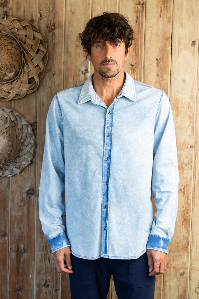 
                  
                    Kevin Shirt | Light Indigo
                  
                