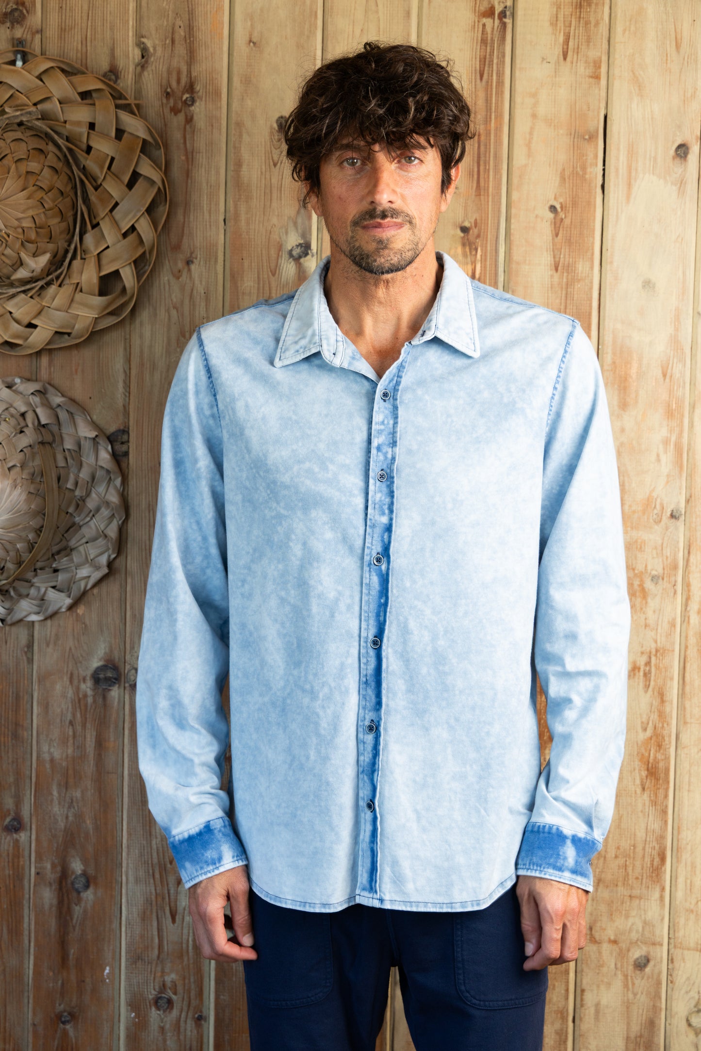 
                  
                    Kevin Shirt | Light Indigo
                  
                