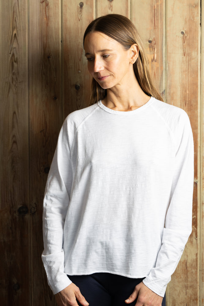 
                  
                    SID LADIES LONG SLEEVE RAGLAN T | White
                  
                
