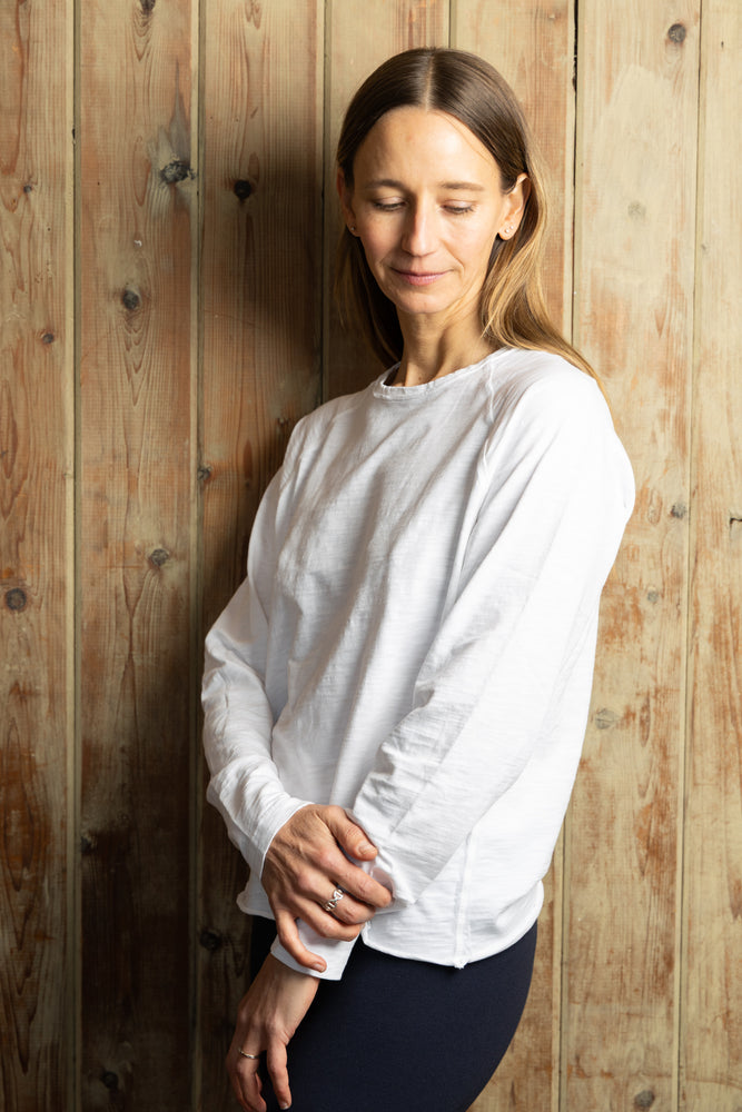 
                  
                    SID LADIES LONG SLEEVE RAGLAN T | White
                  
                