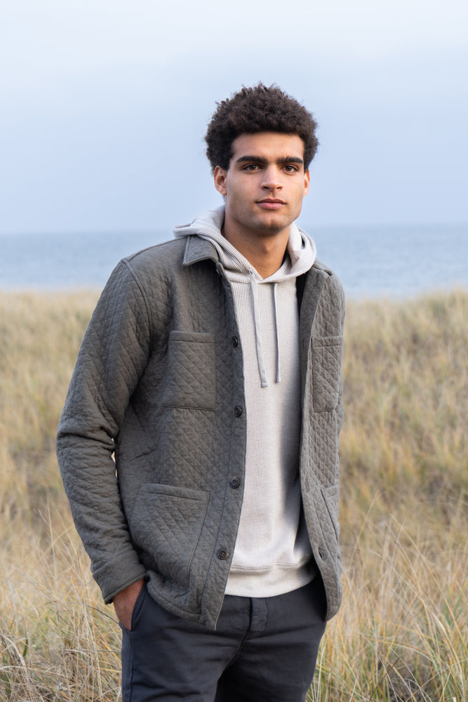 
                  
                    JAKE QUILTED JACKET I Kelp
                  
                