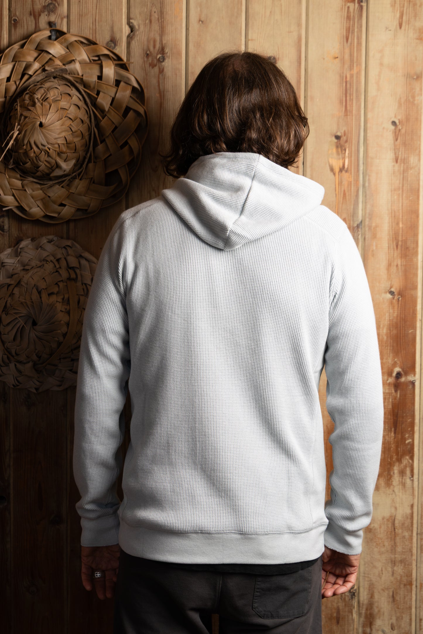 
                  
                    SANDRO WAFFLE HOODIE I Winter Sky
                  
                